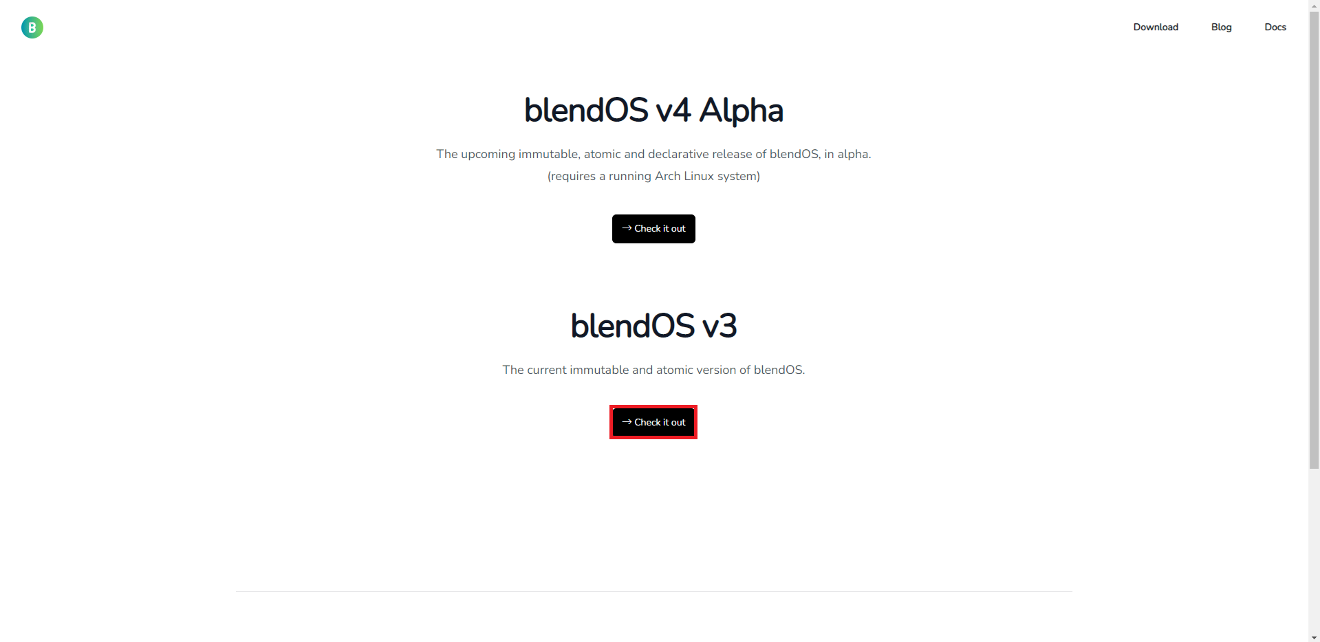 Blend OS v3 Download