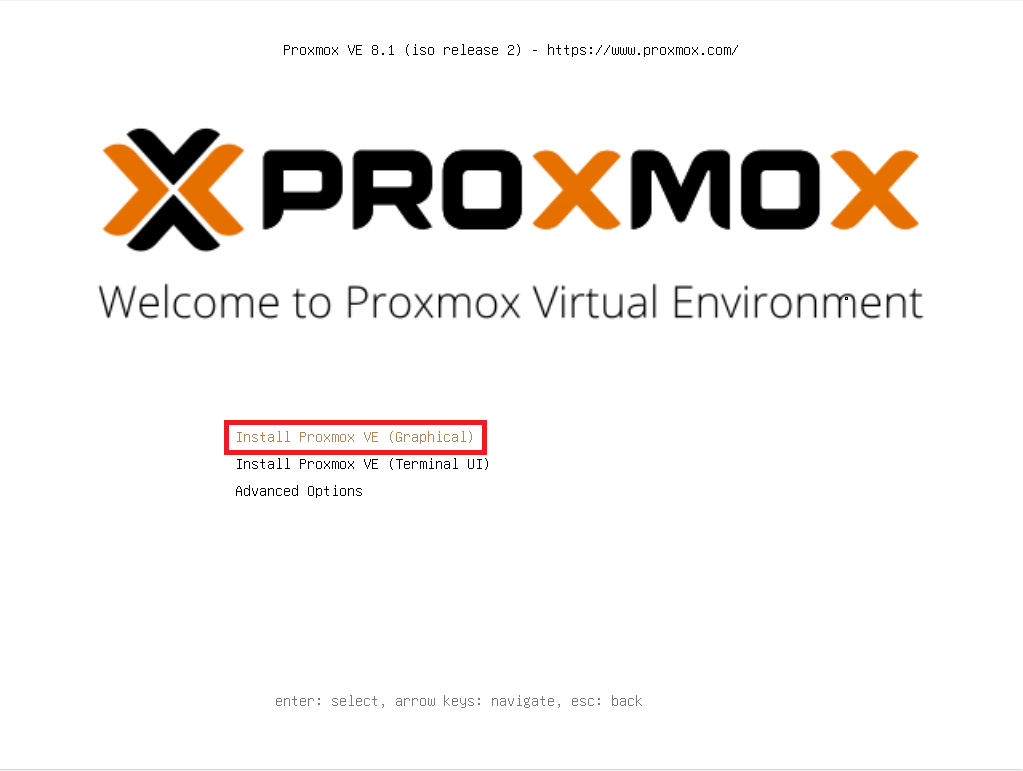 Install Proxmox VE
